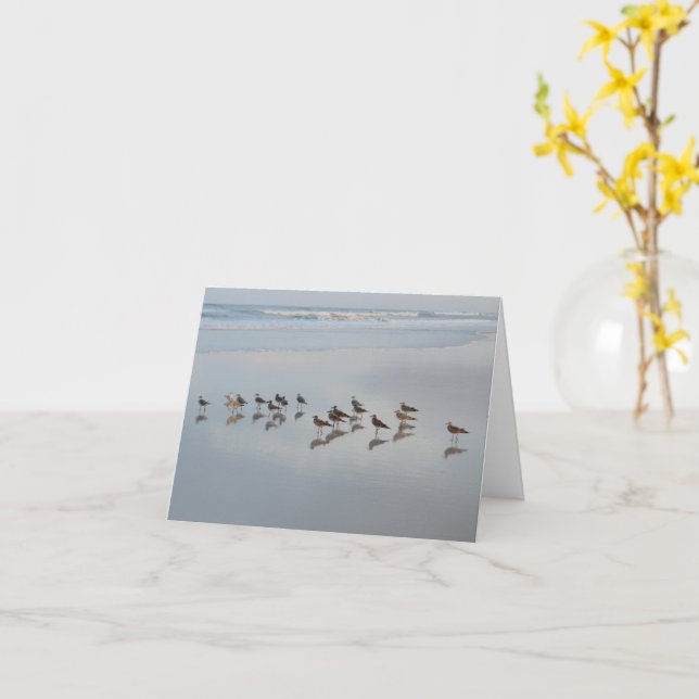 Meddelande om Anpassningsbar av cute Beach-fåglars (Gul blomma)