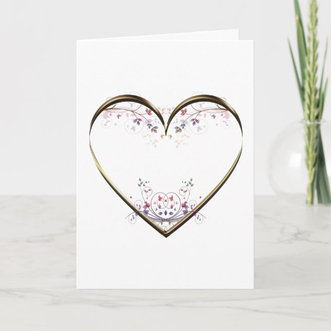 Meddelande om Anpassningsbarna Heart n Flowers (Framsida)