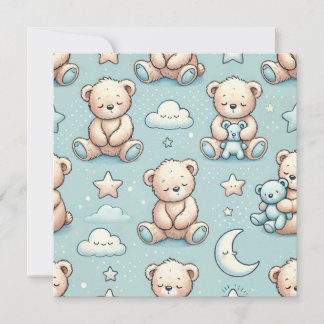 Meddelande om babypojke inbjudningar