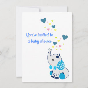 Meddelande om babyskor med Baby Elephant