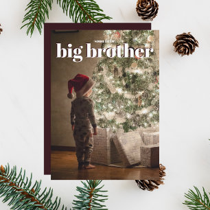 Meddelande om Big Brother-Graviden - julkort Inbjudningar