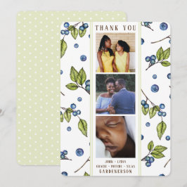 Meddelande om blåbärsfoto-Tack