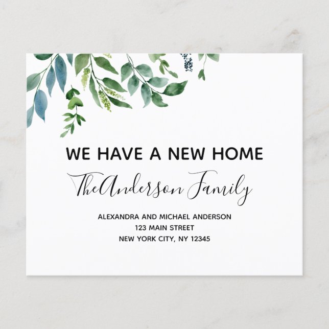 Meddelande om budgetens Flytta Vår Greenery (Framsida)