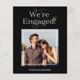 Meddelande om budgeterad Förlovning Spara datumfot