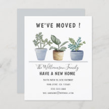 Meddelande om budgeterade Vi har flyttat