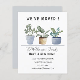 Meddelande om budgeterade Vi har flyttat