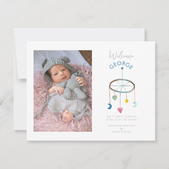 Meddelande om Cute Baby Mobile Photo Baby (Framsida)