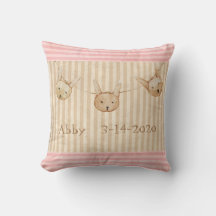 Meddelande om Cute Rosa Bunny Flicka