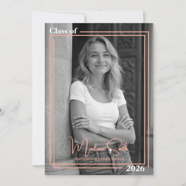 Meddelande om dubbla Framed Studenten (Framsida)