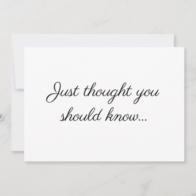 Meddelande om elegantens moderna minimalistiska Gr (Framsida)