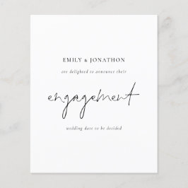 Meddelande om enkel skriptfotografi - Förlovning