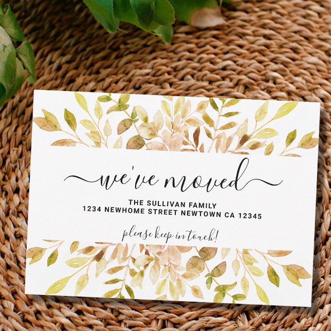 Meddelande om Fall Foliage Vi har flyttat (Skapare uppladdad)