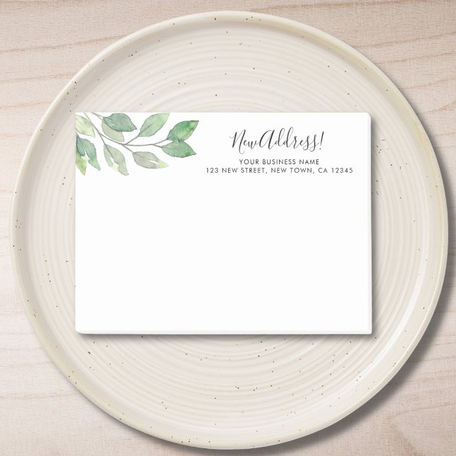 Meddelande om flytt av verksamhet post-it block (Skapare uppladdad)