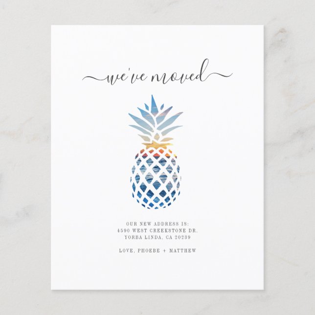 Meddelande om Flytta av ananas Flyttat  för budget (Framsida)