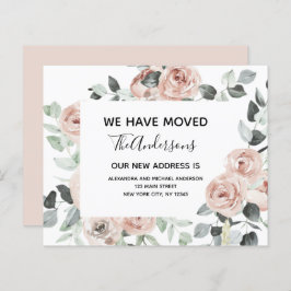 Meddelande om Flytta av Blommigt av Rosa av budget