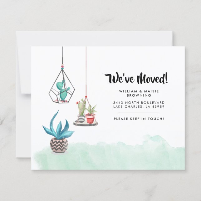 Meddelande om Flytta av budgeterade Nya adress res (Framsida)