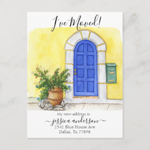 Meddelande om Flytta av frontdörr, hem, jag har Fl