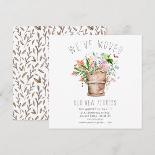 Meddelande om Flytta av Rustic Blommigt