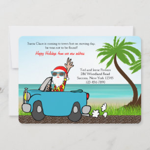 Meddelande om Flytta av Santa on Vacation Helgdag