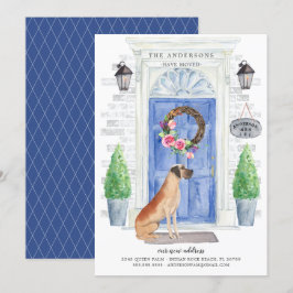 Meddelande om Flytta av ytterdörrar i Great dane Inbjudningar