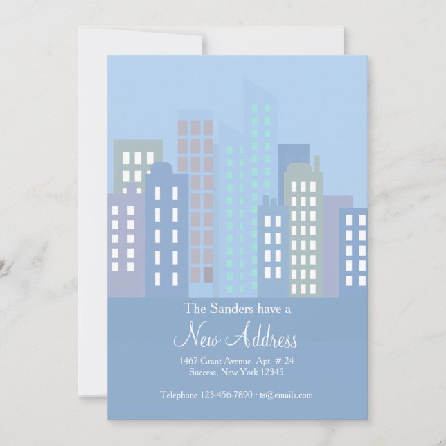 Meddelande om Flytta i City View (Framsida)