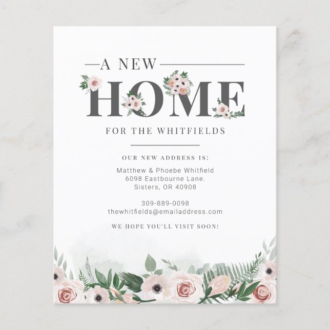 Meddelande om Flytta om ändring av budgetBlommigt  (Framsida)