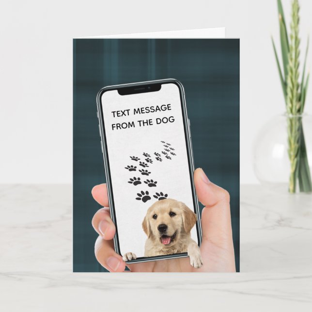 meddelande om födelsedagstext på mobiltelefon (Framsida)