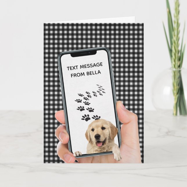 meddelande om födelsedagstext på mobiltelefon (Framsida)