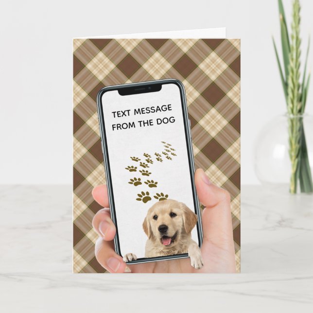 meddelande om födelsedagstext på mobiltelefon (Framsida)