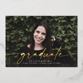 Meddelande om Foil Student Script Studenten