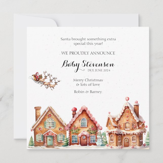 Meddelande om  för tomtmåls-gravid (Framsida)