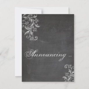 Meddelande om Förlovning av  av Blommigt för kalkb