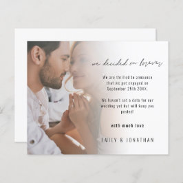 Meddelande om Förlovning av budgetfotoskript