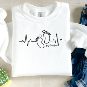 Meddelande om första Graviden för pulsslag T Shirt