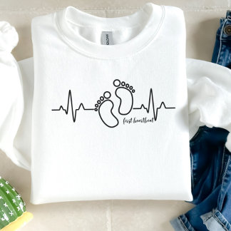 Meddelande om första Graviden för pulsslag T Shirt