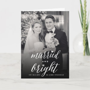 Meddelande om gift och Bright Helgdag Bröllop