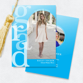 Meddelande om GRAD Arch Photo Ombre Blue Studenten