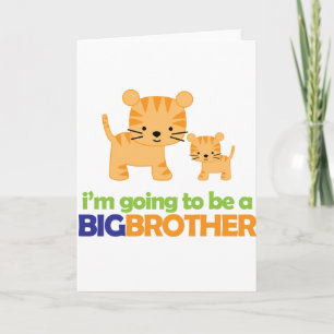 Meddelande om Gravid av Big Brother Tiger T-shirt