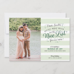 Meddelande om Gravid av God Jul