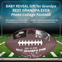 Meddelande om Gravid av Grandpa Baby Reveal
