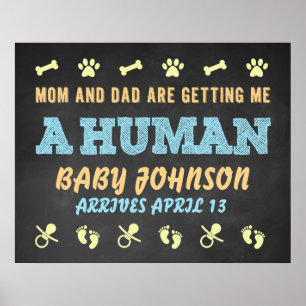 Meddelande om Gravid av Hund i familjen Poster