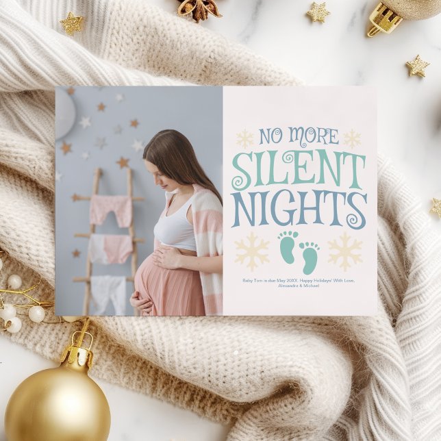 Meddelande om Gravid av Photo Anpassningsbar-jul (Skapare uppladdad)