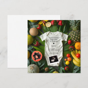 Meddelande om Gravid av sommarfrukt Inbjudningar