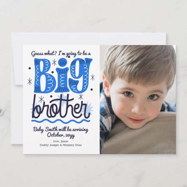 Meddelande om Gravid av storebror (Framsida)