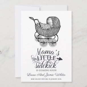 Meddelande om Gravid av typografi