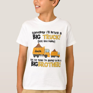 Meddelande om gravid av uppförandet av storebror t shirt