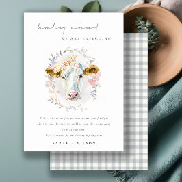 Meddelande om Gravid för Blommigt av för Cute Hel