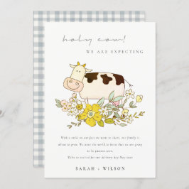 Meddelande om Gravid för Blommigt av  för Cute Hel