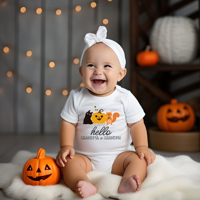 Meddelande om Gravid för cute Fall Grandparent T Shirt (Skapare uppladdad)