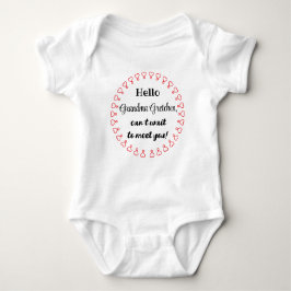 Meddelande om gravid för mormor, blivande mormor t shirt
